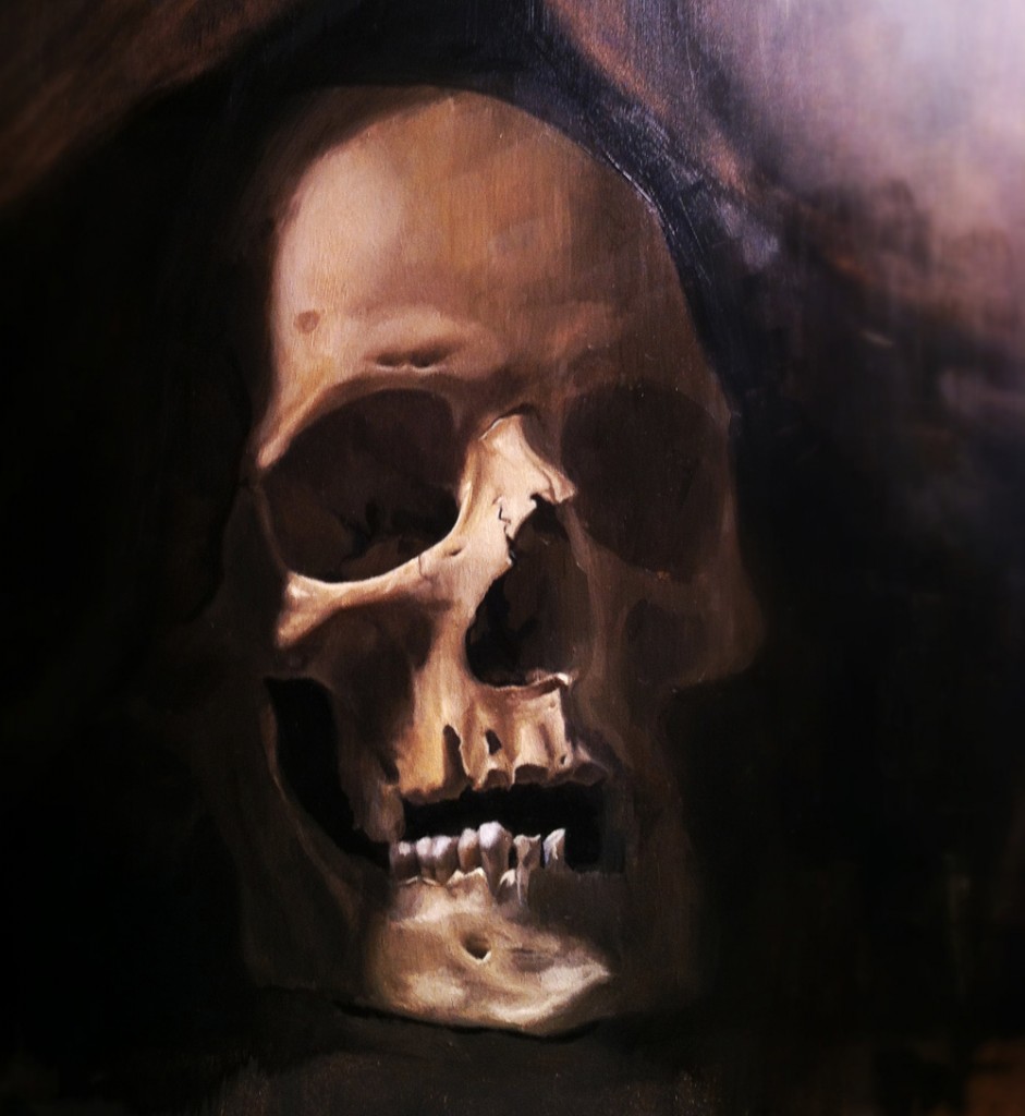 death_skull_progress Skull painting